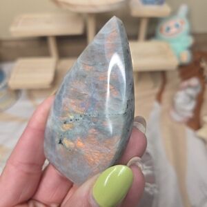 Labradorite Flame Carving Crystal  2.5 A
